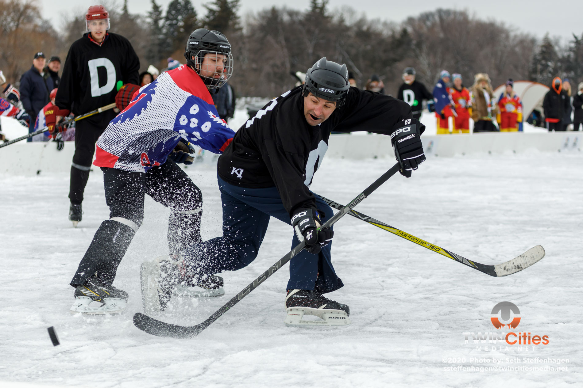 January 25, 2020 - Minneapolis, Minnesota, United States - Scenes from the U.S. Pond Hockey Championships on Lake Nokomis. 

(Photo by Seth Steffenhagen/Steffenhagen Photography)