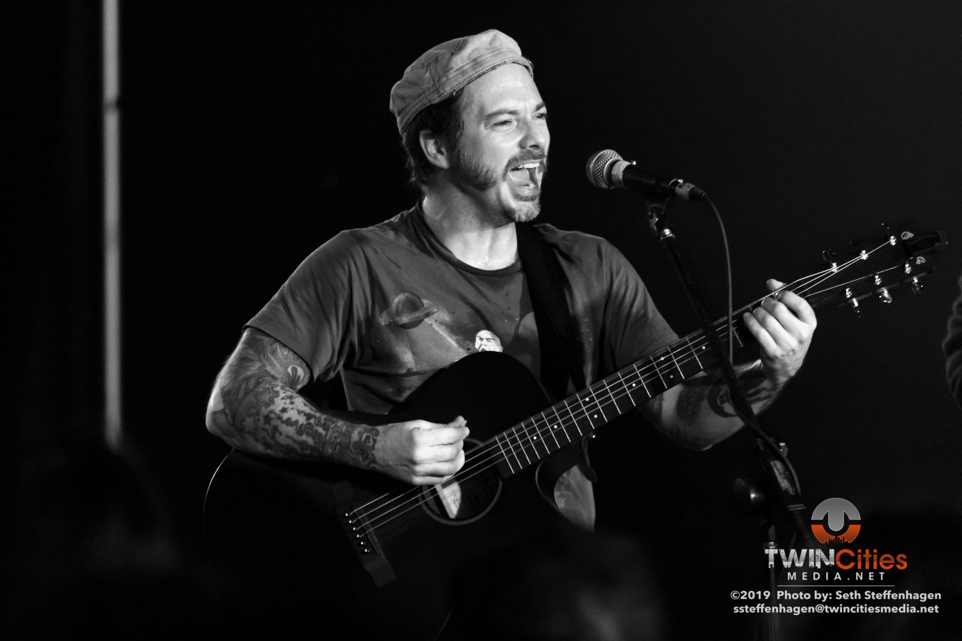 January 16, 2019 - Minneapolis, Minnesota, United States -  Harley Poe live in concert at the Skyway Theatre, Studio B opening for Amigo The Devil.

(Photo by Seth Steffenhagen/Steffenhagen Photography)