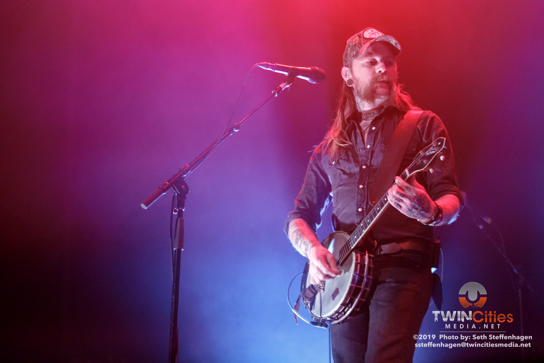 February 1, 2019 - Minneapolis, Minnesota, United States - The Devil Makes Three live in concert at First Avenue along with Lost Dog Street Band as the opener.(Photo by Seth Steffenhagen/Steffenhagen Photography)