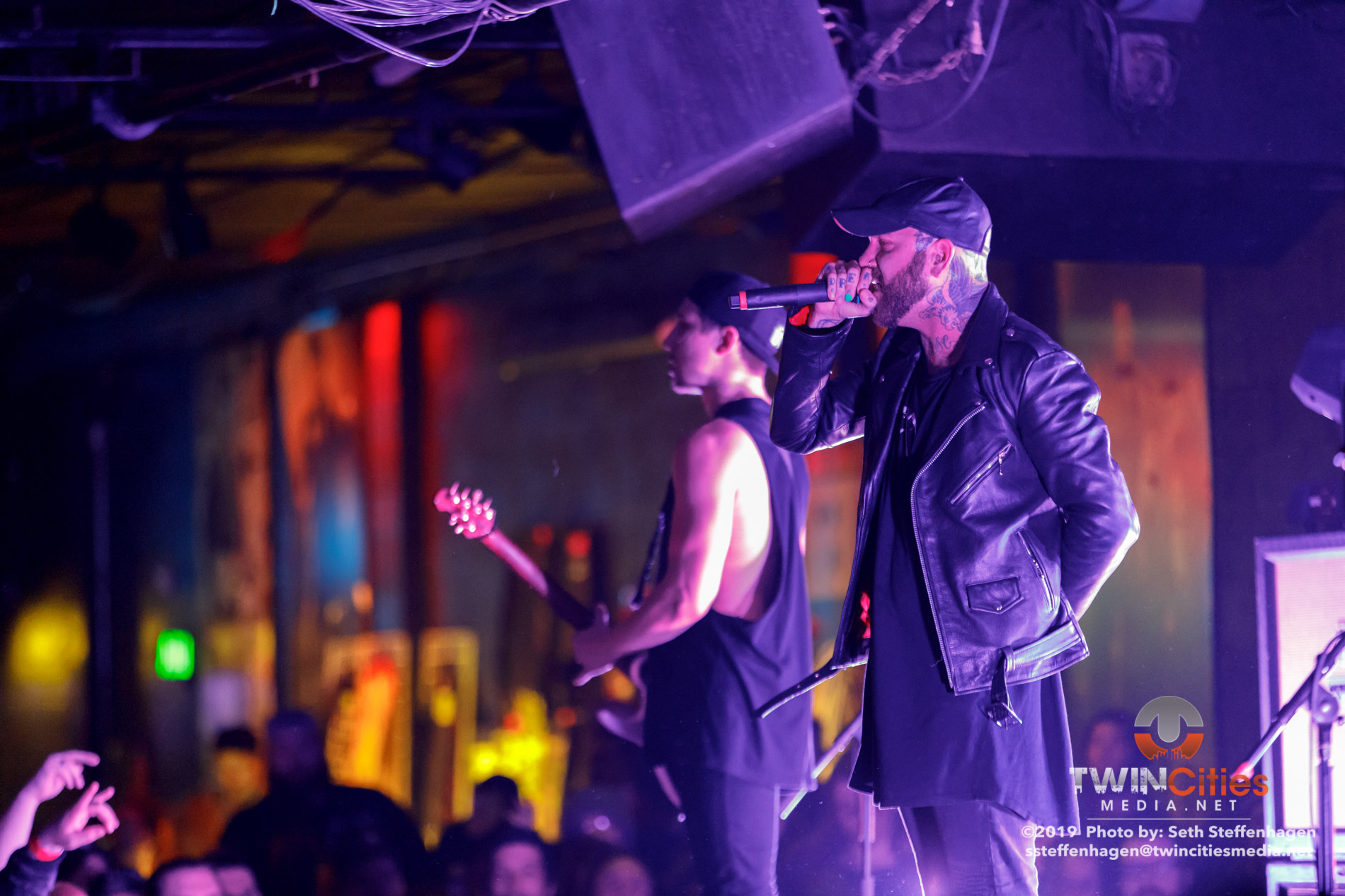March 12, 2019 - Minneapolis, Minnesota, United States -  Atilla live in concert at The Cabooze opening for All That Remains.(Photo by Seth Steffenhagen/Steffenhagen Photography)