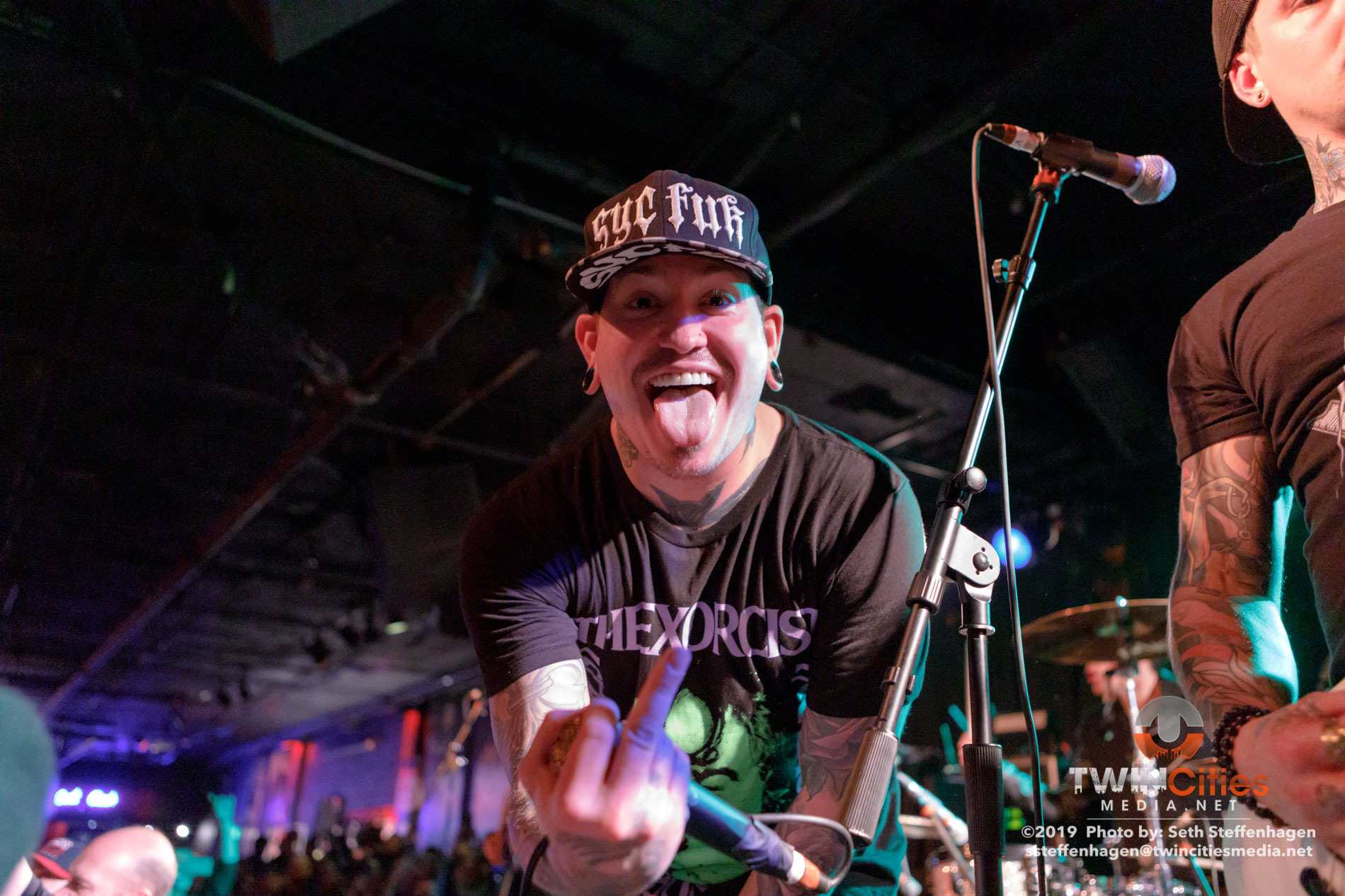 March 12, 2019 - Minneapolis, Minnesota, United States -  Escape The Fate live in concert at The Cabooze opening for All That Remains.(Photo by Seth Steffenhagen/Steffenhagen Photography)