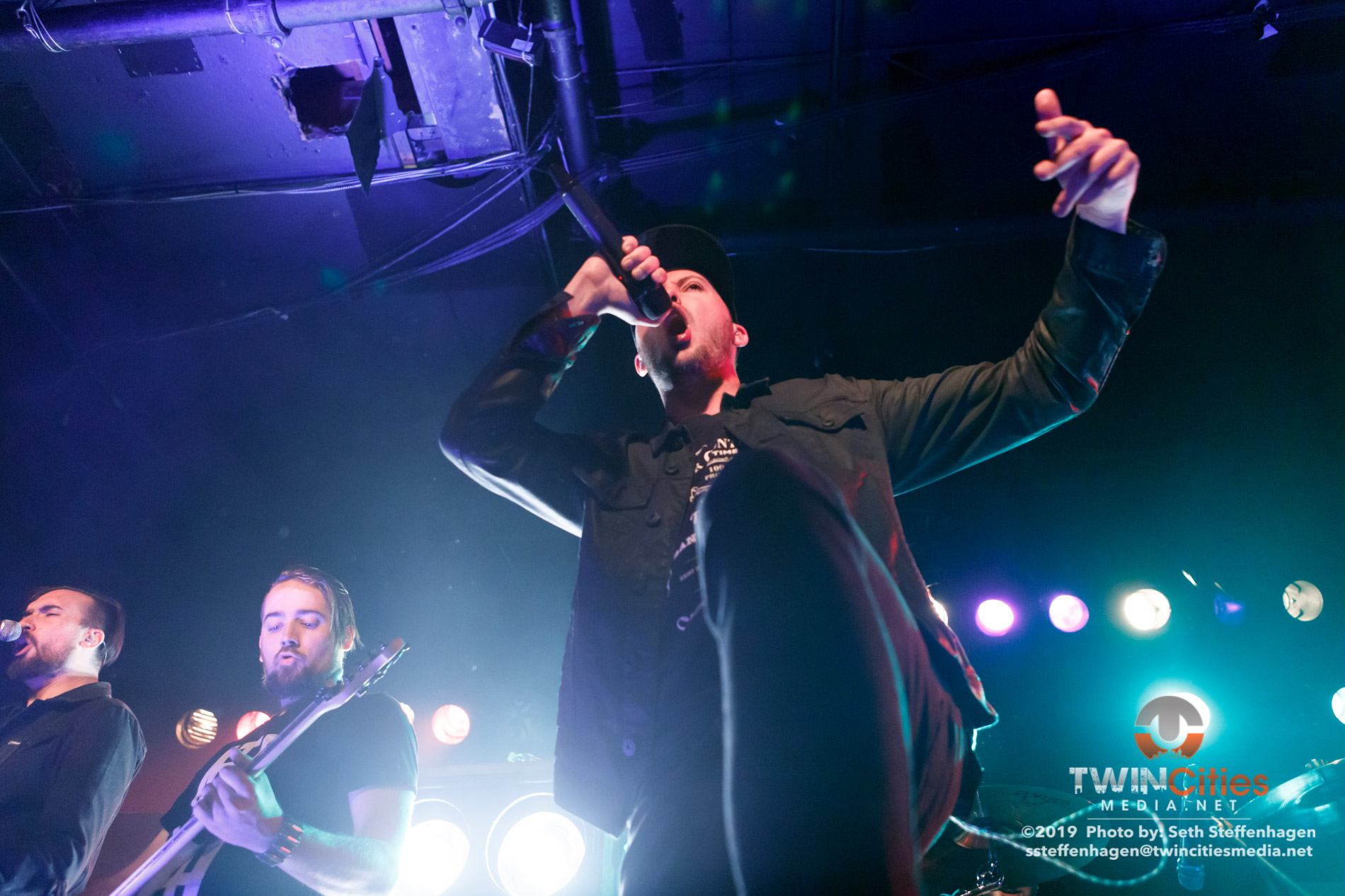 March 12, 2019 - Minneapolis, Minnesota, United States -  Sleep Signals live in concert at The Cabooze opening for All That Remains.

(Photo by Seth Steffenhagen/Steffenhagen Photography)