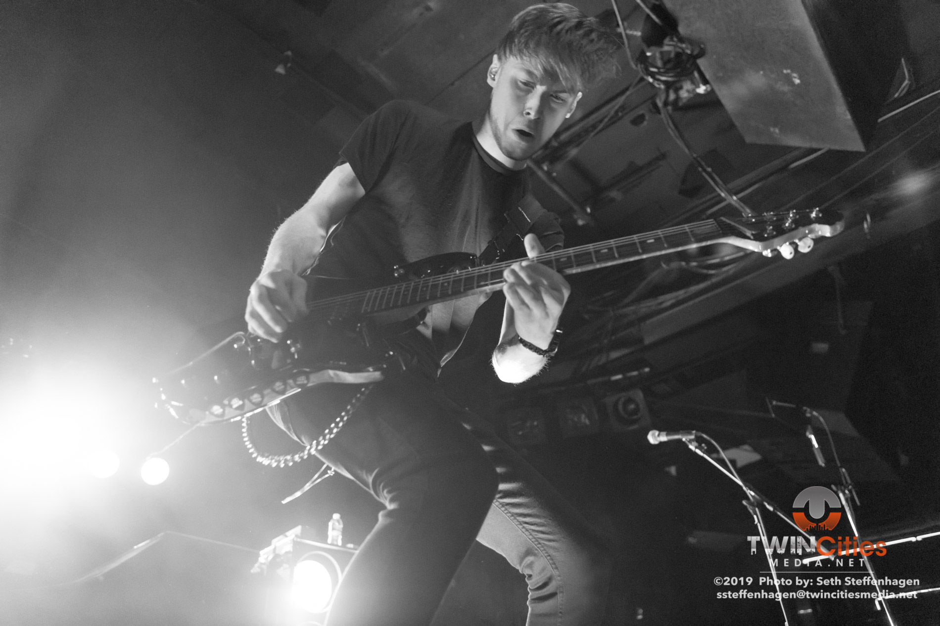 March 12, 2019 - Minneapolis, Minnesota, United States -  Sleep Signals live in concert at The Cabooze opening for All That Remains.

(Photo by Seth Steffenhagen/Steffenhagen Photography)
