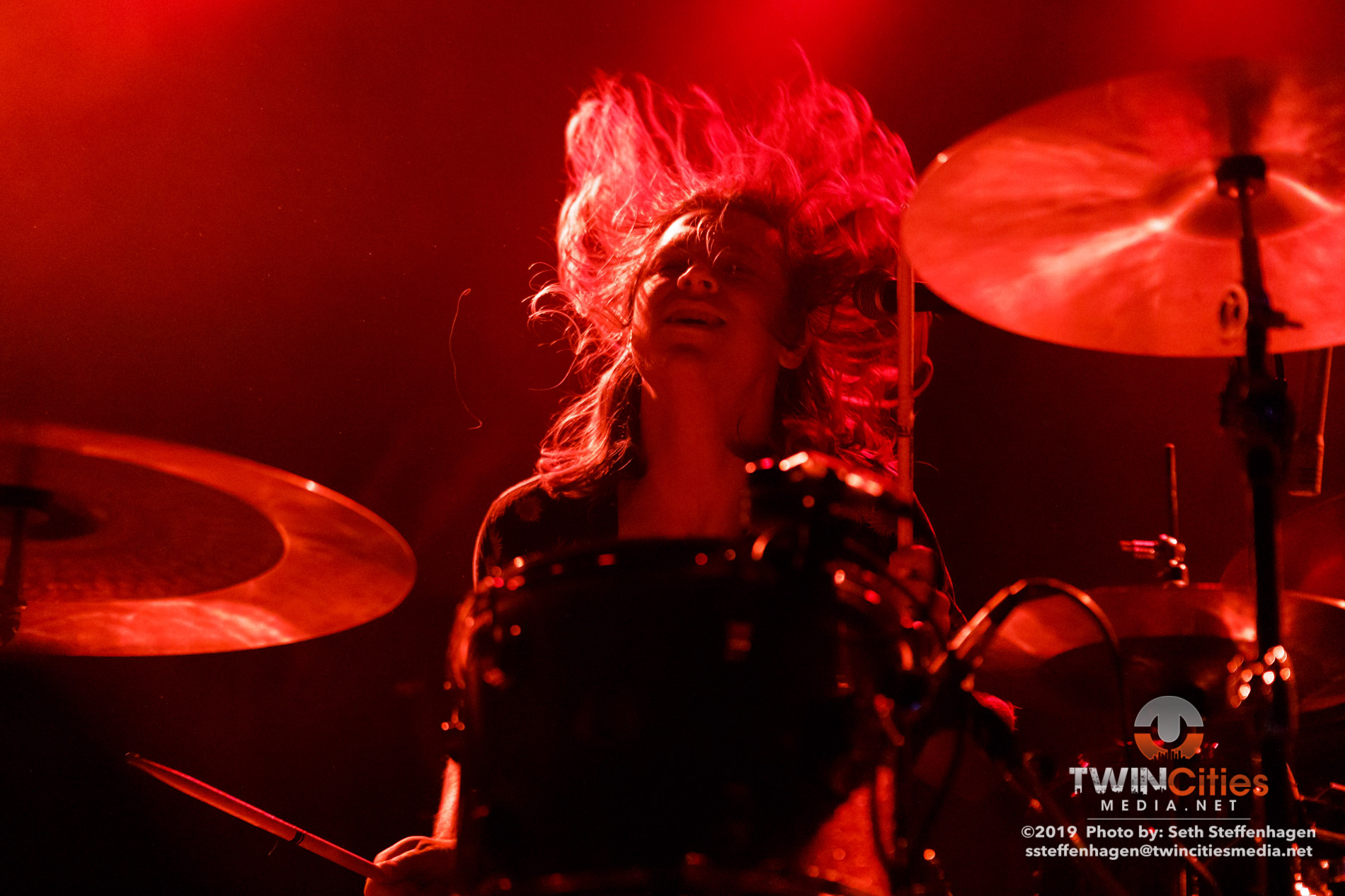 March 25, 2019 - Minneapolis, Minnesota, United States -  Demob Happy live in concert at First Avenue opening for Uncle Acid And The Deadbeats.

(Photo by Seth Steffenhagen/Steffenhagen Photography)