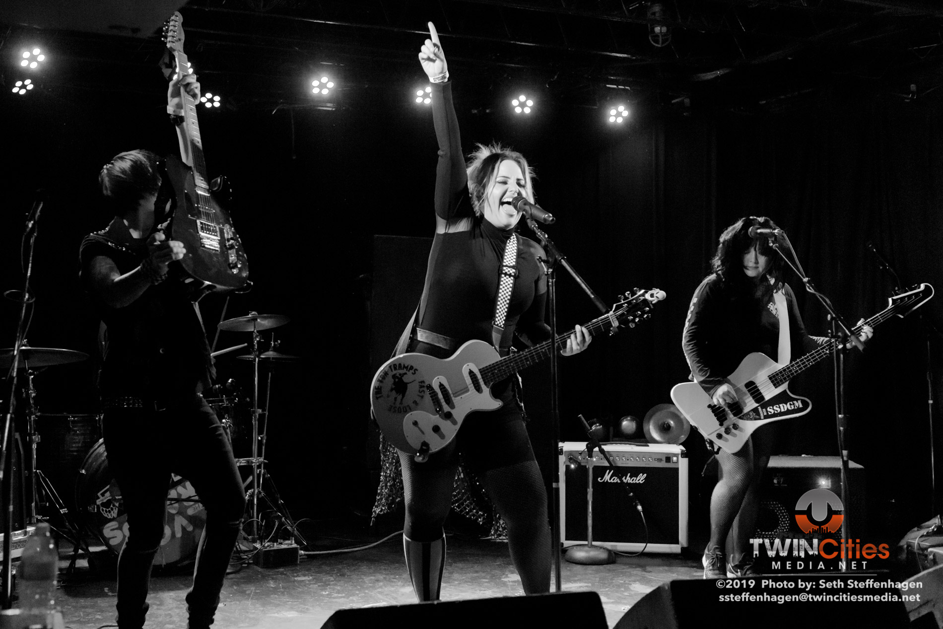 May 2, 2019 - Minneapolis, Minnesota, United States -  The Von Tramps live in concert at the 7th Street Entry opening for Bridge City Sinners.

(Photo by Seth Steffenhagen/Steffenhagen Photography)