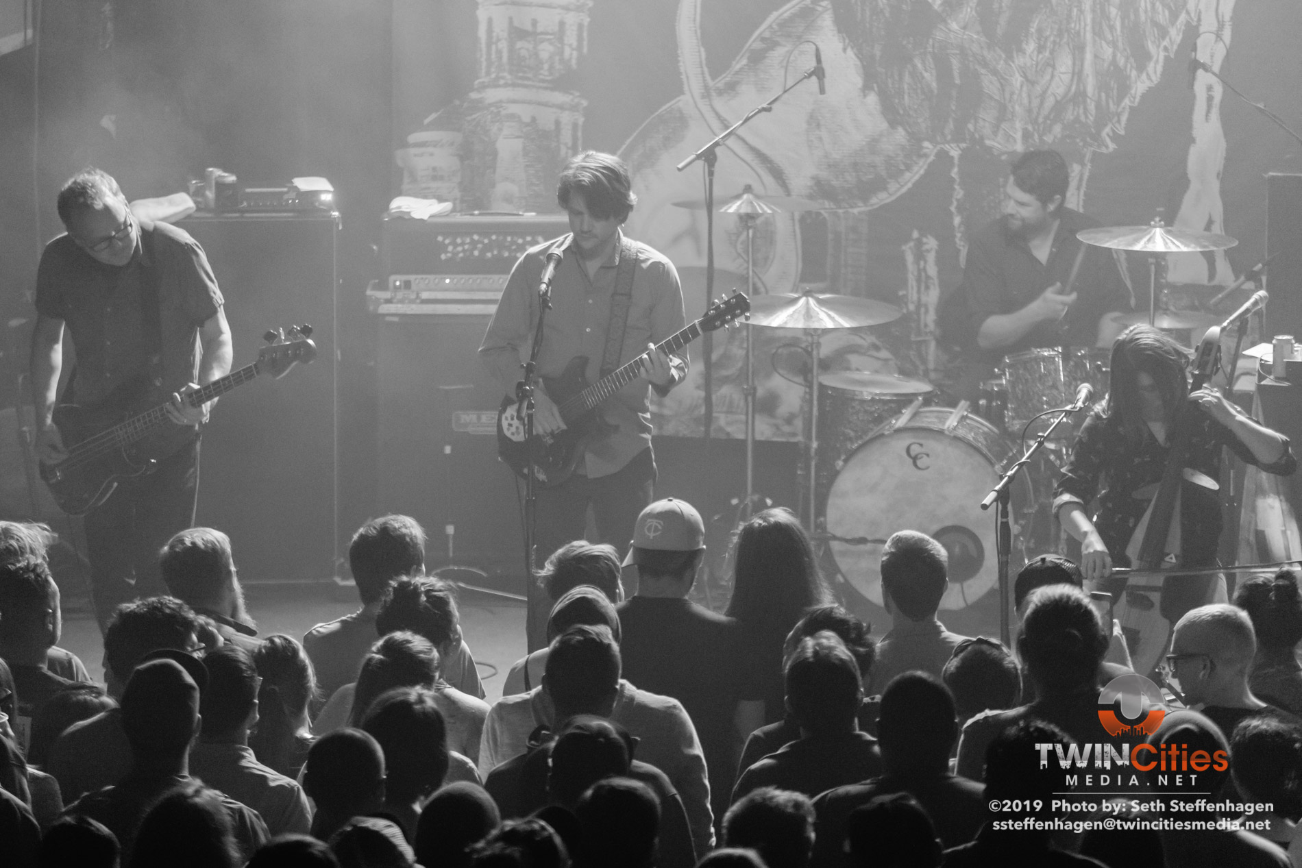 May 4, 2019 - Minneapolis, Minnesota, United States - Cursive live in concert at the Fine Line along with mewithoutYou and The Appleseed Cast as the openers.

(Photo by Seth Steffenhagen/Steffenhagen Photography)