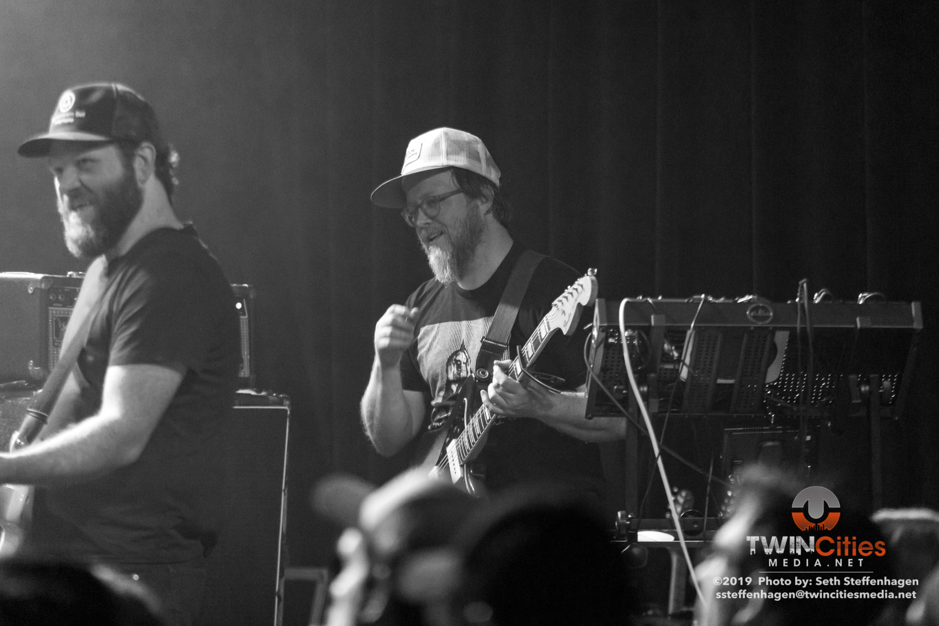 May 4, 2019 - Minneapolis, Minnesota, United States -  The Appleseed Cast live in concert at the Fine Line opening for Cursive.

(Photo by Seth Steffenhagen/Steffenhagen Photography)