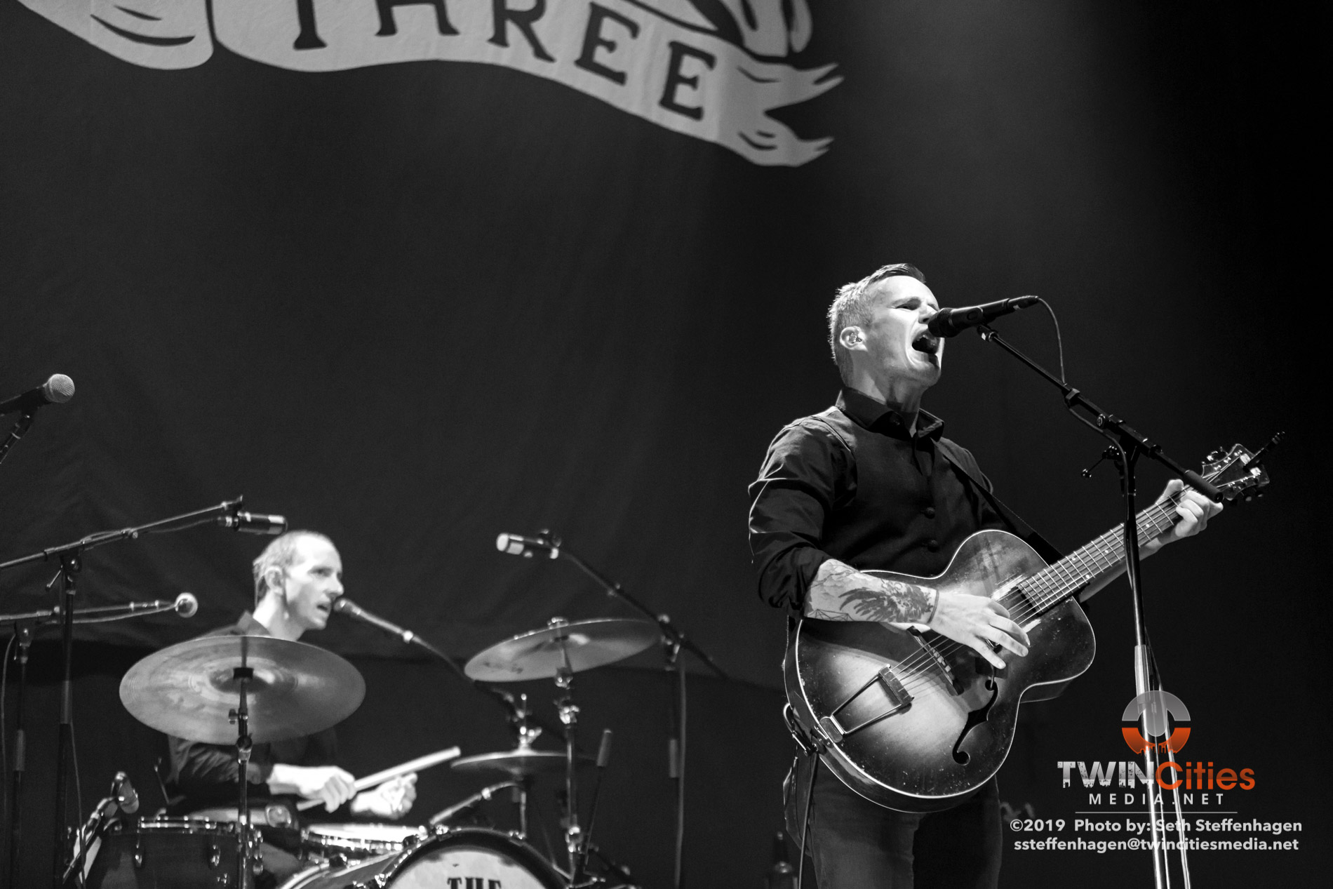 September 8, 2019 - Minneapolis, Minnesota, United States -  The Devil Makes Three live in concert at the The Armory opening for co-headliners Social Distortion and Flogging Molly.

(Photo by Seth Steffenhagen/Steffenhagen Photography)