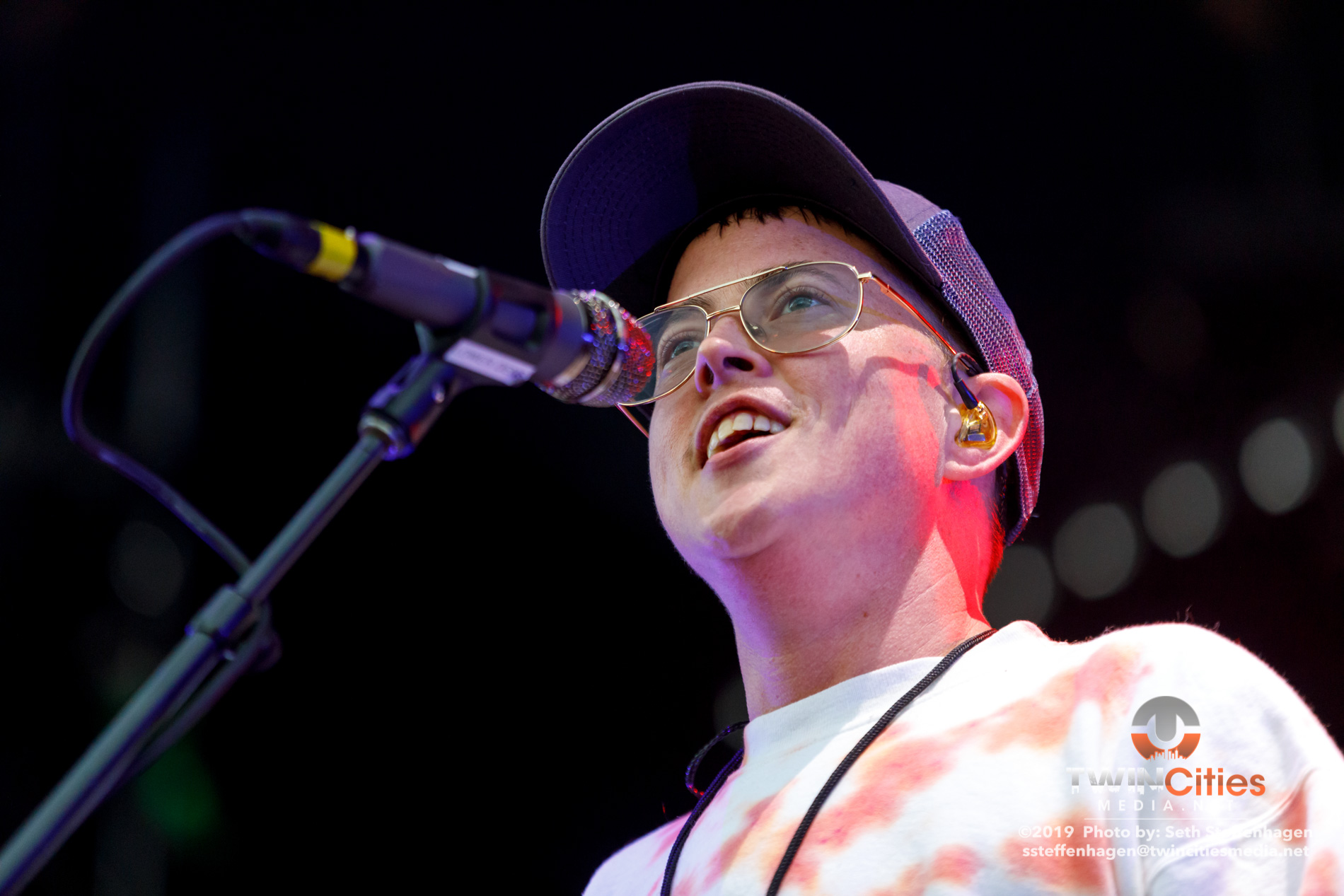 September 14, 2019 - Minneapolis, Minnesota, United States -  Lower Dens live in concert at Surly Brewing Festival Field opening for Of Monsters And Men.

(Photo by Seth Steffenhagen/Steffenhagen Photography)