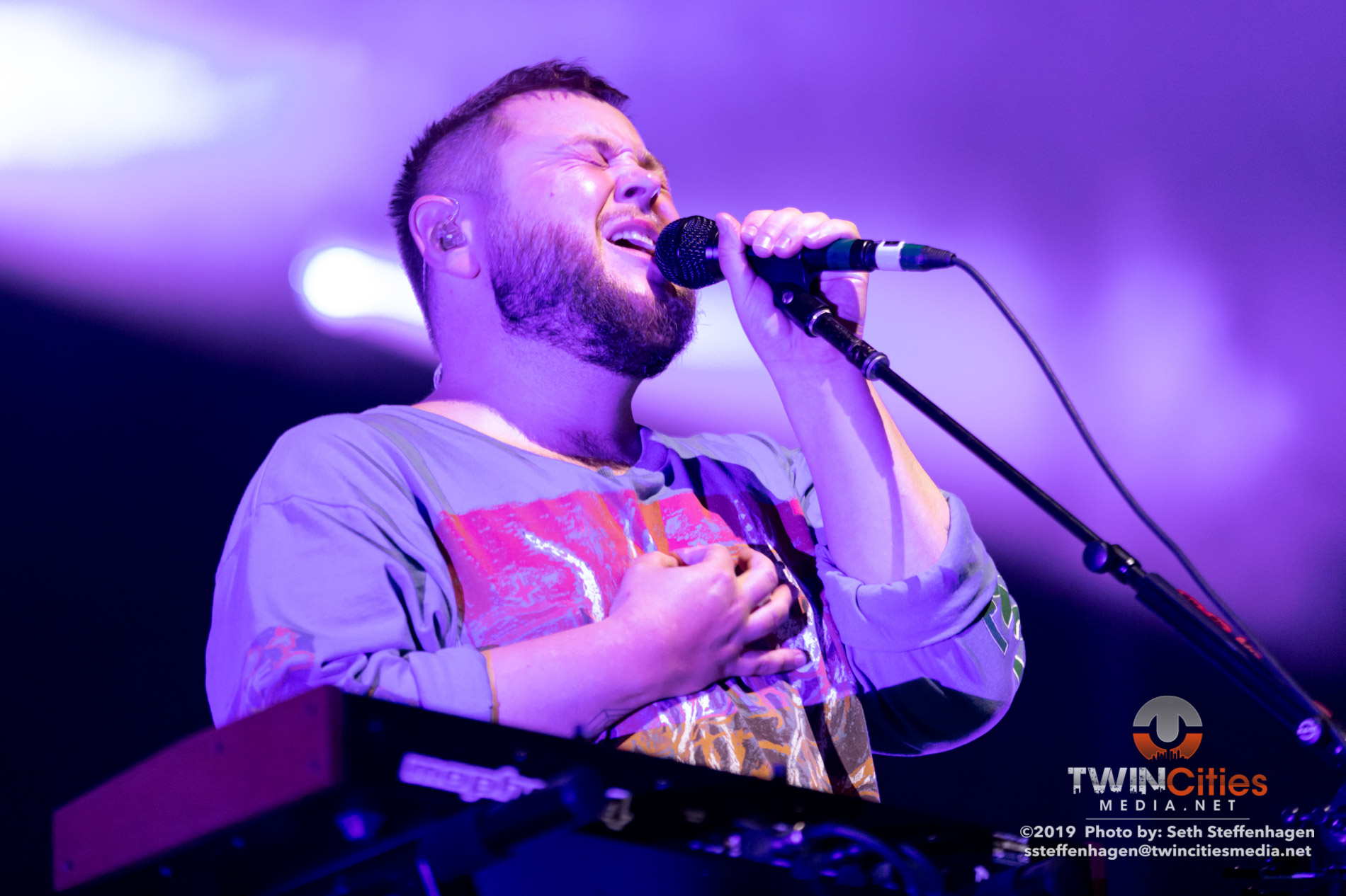 September 14, 2019 - Minneapolis, Minnesota, United States - Of Monsters And Men live in concert at Surly Brewing Festival Field along with Lower Dens as the openers.(Photo by Seth Steffenhagen/Steffenhagen Photography)