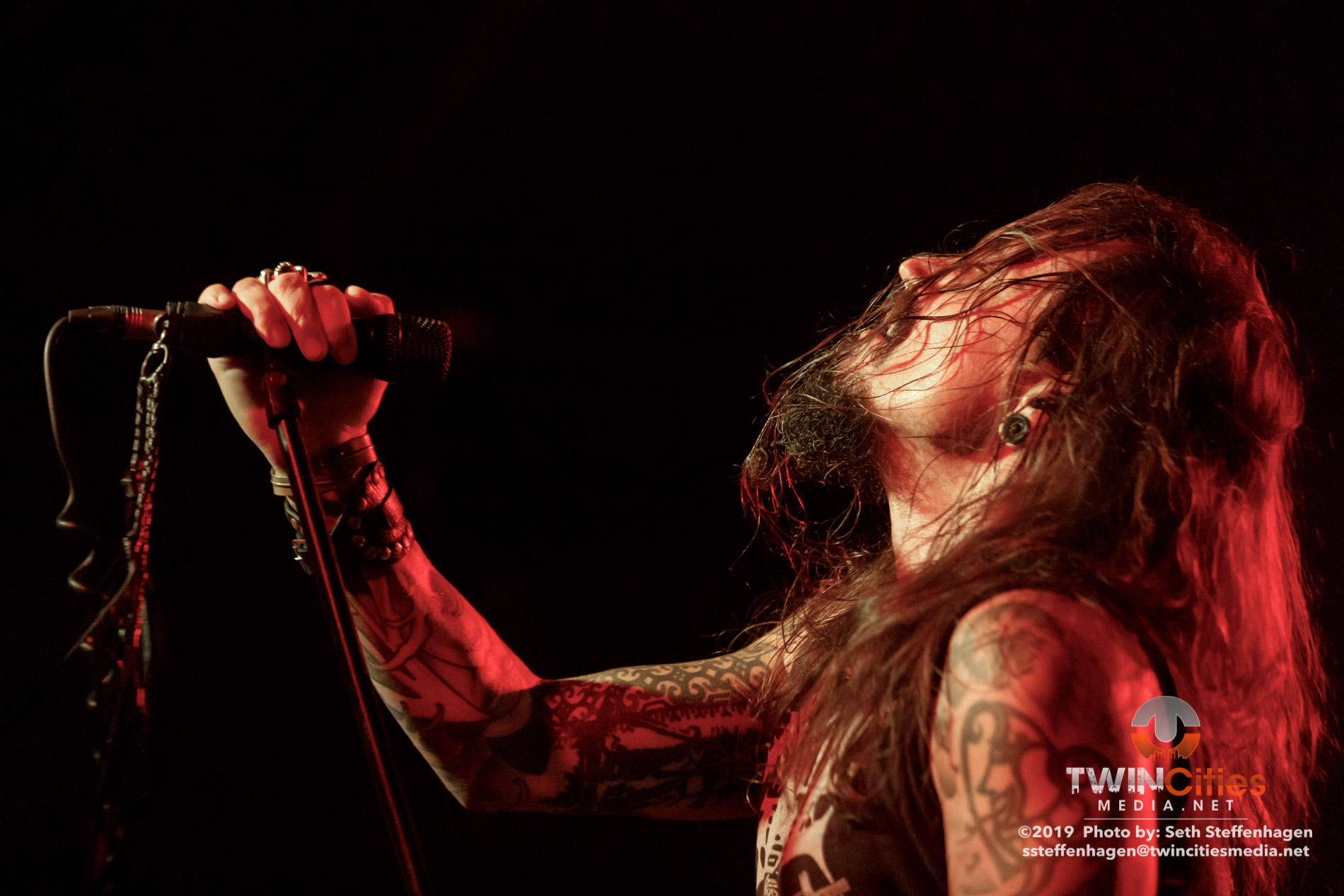 September 30, 2019 - Minneapolis, Minnesota, United States -  Amorphis live in concert at The Cabooze opening for Delain along with Anneke Van Giersbergen.

(Photo by Seth Steffenhagen/Steffenhagen Photography)