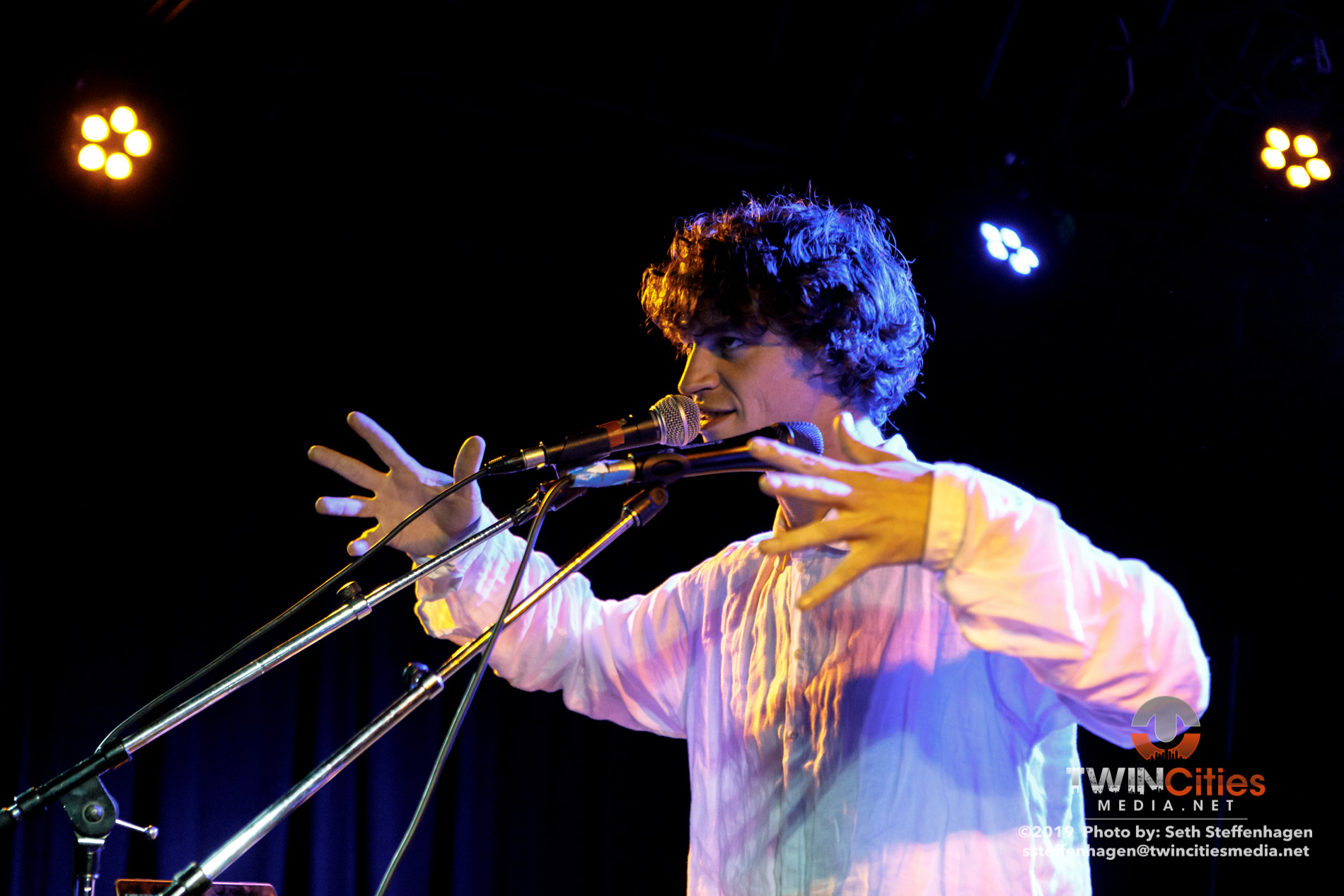 October 2, 2019 - Minneapolis, Minnesota, United States - Cosmo Sheldrake live in concert at the 7th Street Entry  along with altopalo as the openers.(Photo by Seth Steffenhagen/Steffenhagen Photography)