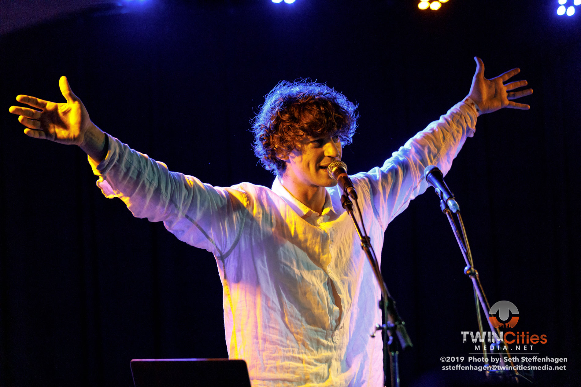 October 2, 2019 - Minneapolis, Minnesota, United States - Cosmo Sheldrake live in concert at the 7th Street Entry  along with altopalo as the openers.(Photo by Seth Steffenhagen/Steffenhagen Photography)