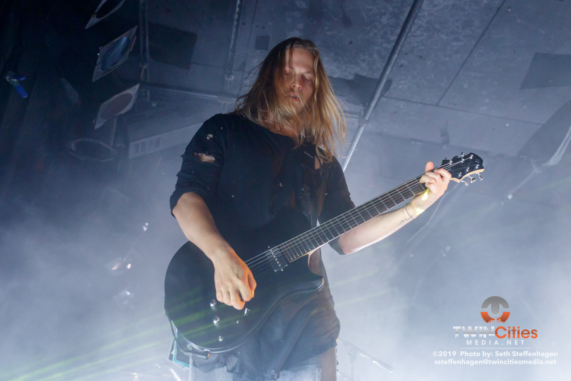 October 5, 2019 - Minneapolis, Minnesota, United States -  Eluveitie live in concert at The Cabooze co-headlining with Korpiklaani and with Gone In April as the openers.

(Photo by Seth Steffenhagen/Steffenhagen Photography)