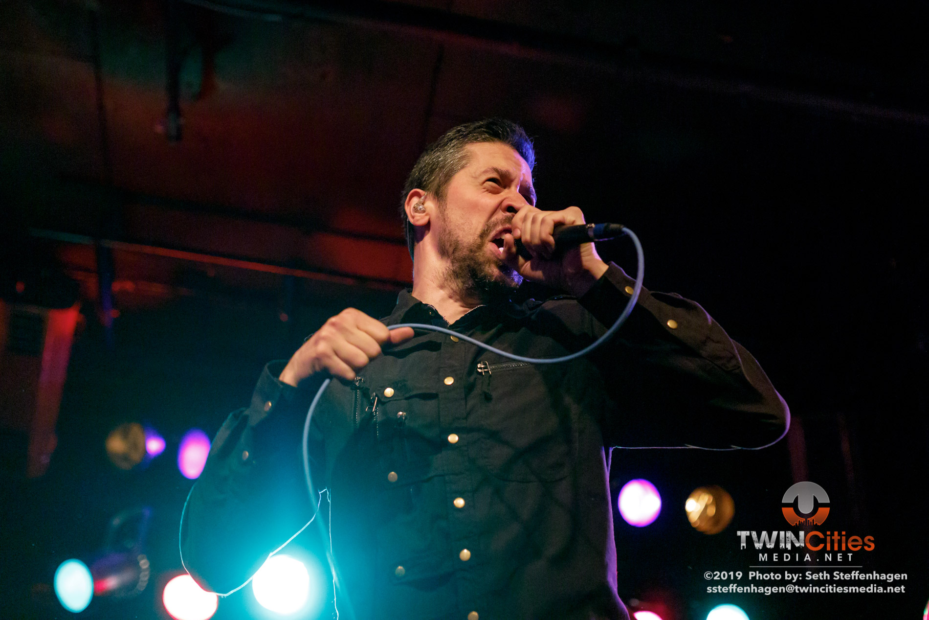 October 5, 2019 - Minneapolis, Minnesota, United States -  Gone In April live in concert at The Cabooze opening for Eluveitie + Korpiklaani.

(Photo by Seth Steffenhagen/Steffenhagen Photography)