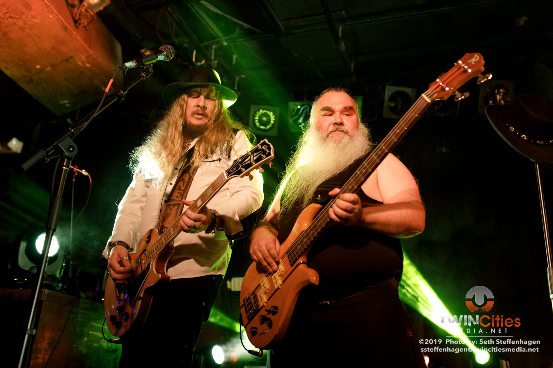October 5, 2019 - Minneapolis, Minnesota, United States - Korpiklaani live in concert at The Cabooze co-headlining with Eluveitie and with Gone In April as the openers.

(Photo by Seth Steffenhagen/Steffenhagen Photography)