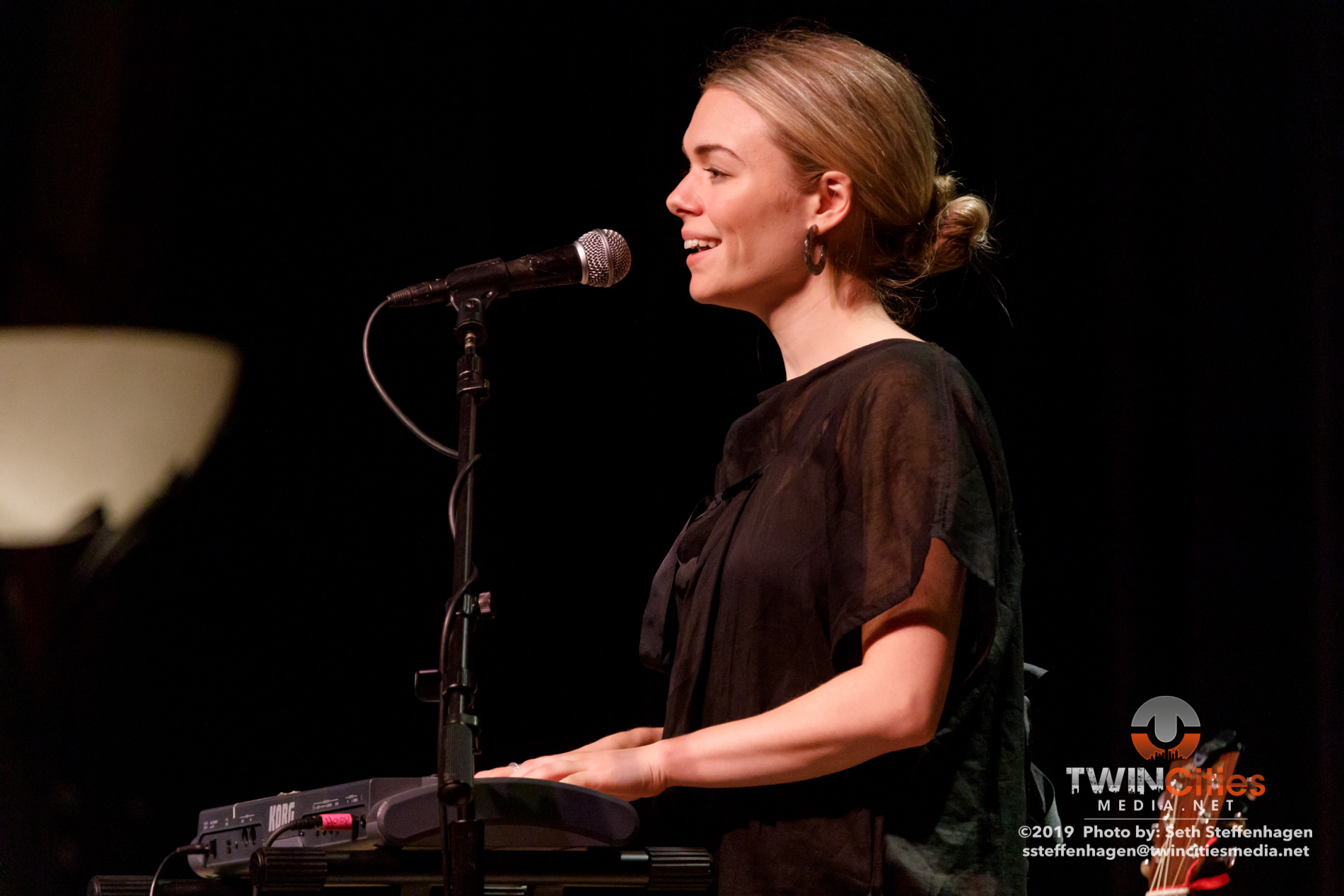 November 15, 2019 - Minneapolis, Minnesota, United States - Jesca Hoop live in concert at The Cedar Cultural Center along with Chloe Foy as the opener.(Photo by Seth Steffenhagen/Steffenhagen Photography)