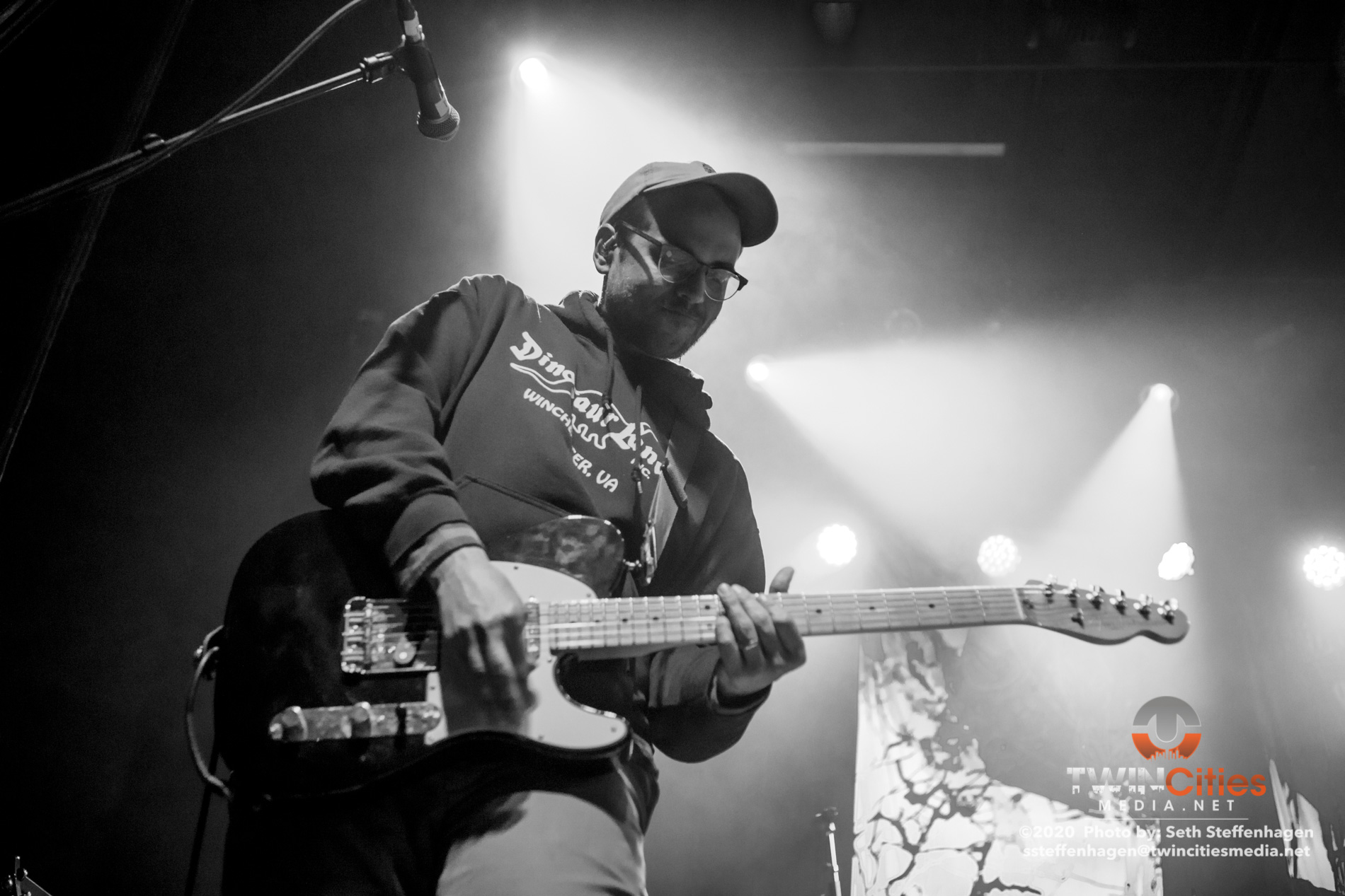 January 30, 2020 - Minneapolis, Minnesota, United States -  mewithoutYou live in concert at First Avenue opening for Thrice.

(Photo by Seth Steffenhagen/Steffenhagen Photography)