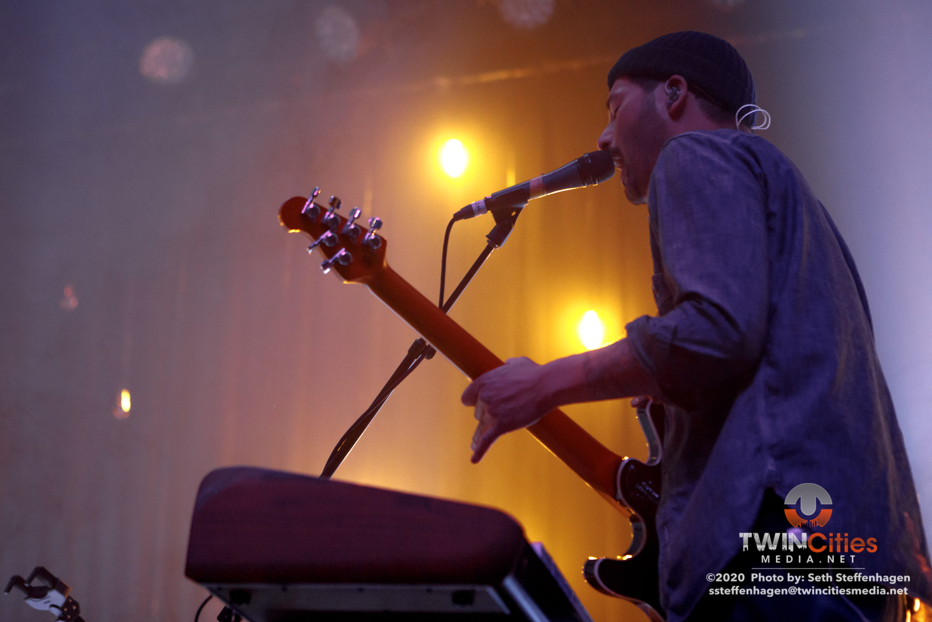 January 30, 2020 - Minneapolis, Minnesota, United States - Thrice live in concert at the First Avenue along with mewithoutYou, Drug Church and Holy Fawn as the openers.

(Photo by Seth Steffenhagen/Steffenhagen Photography)