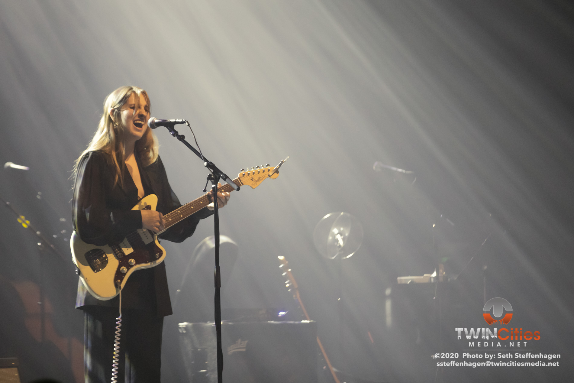 February 14, 2020 - Saint Paul, Minnesota, United States -  Madison Cunningham live in concert at the Palace Theatre opening for Calexico And Iron & Wine.

(Photo by Seth Steffenhagen/Steffenhagen Photography)