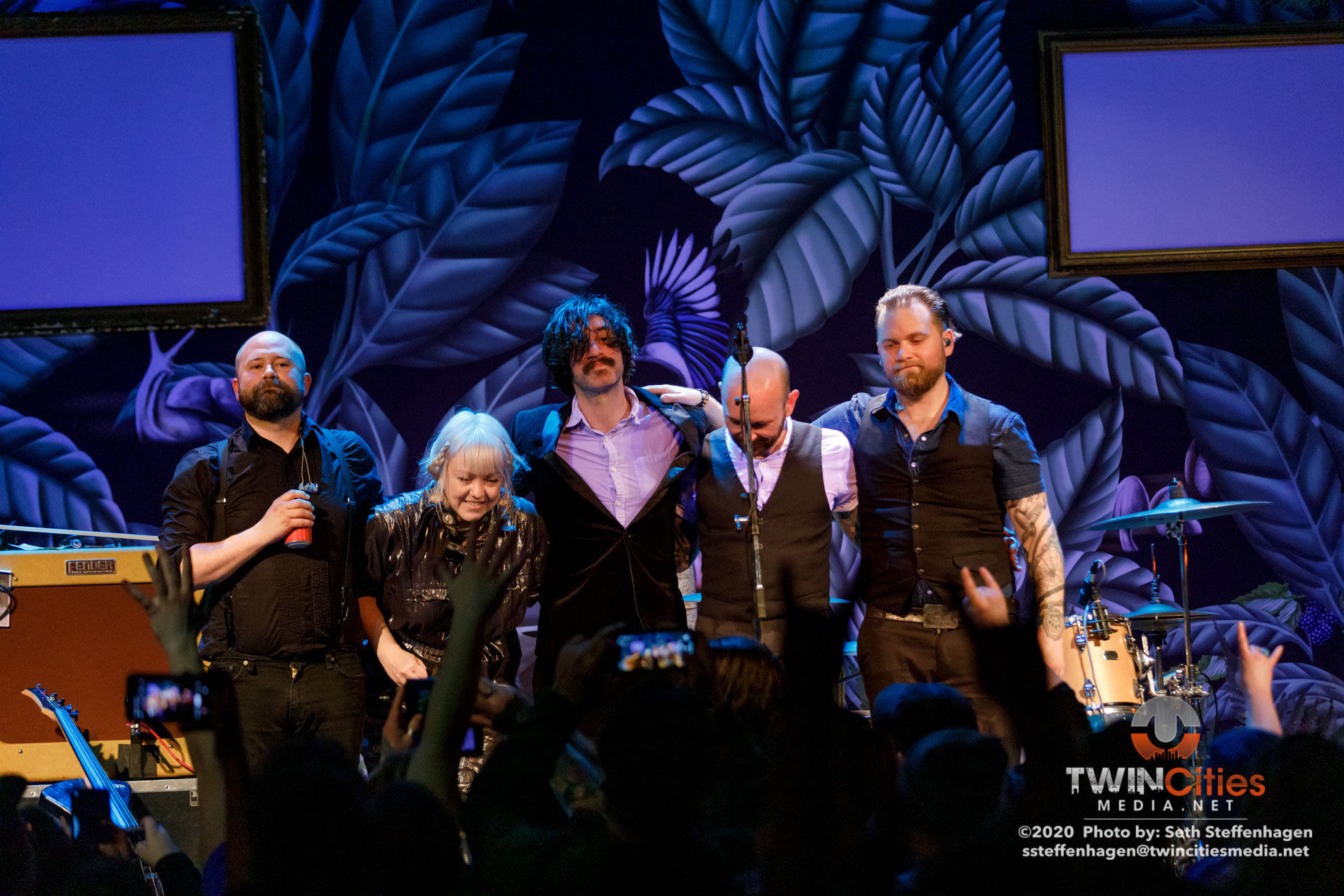 March 12, 2020 - Minneapolis, Minnesota, United States - Murder By Death live in concert at The Cedar Cultural Center along with Amigo The Devil as the opener.

(Photo by Seth Steffenhagen/Steffenhagen Photography)