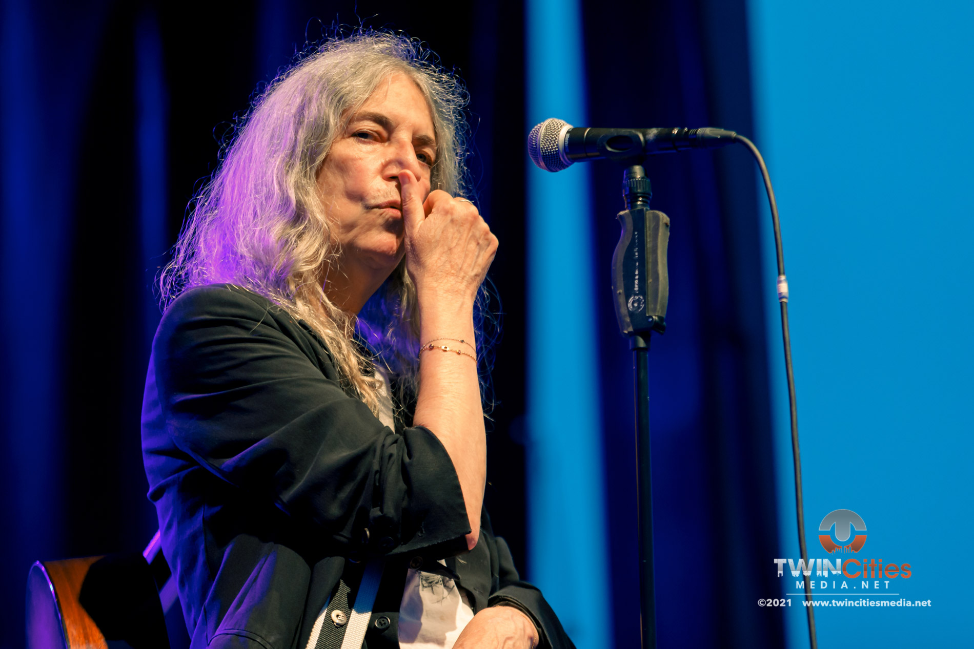 August 7, 2021 - Minneapolis, Minnesota, United States - Patti Smith And Her Band live in concert at Surly Brewing Festival Field along with Gregory Alan Isakov as the opener.

(Photo by Seth Steffenhagen/Steffenhagen Photography)