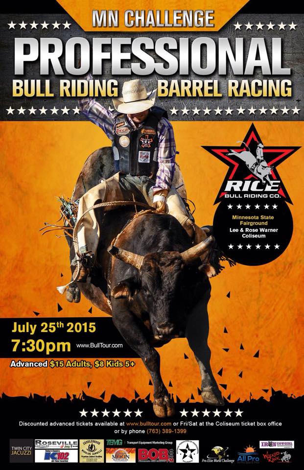 Rice Bull Riding Company presents the MN Challenge Professional Bull Riding & Barrel Racing Event